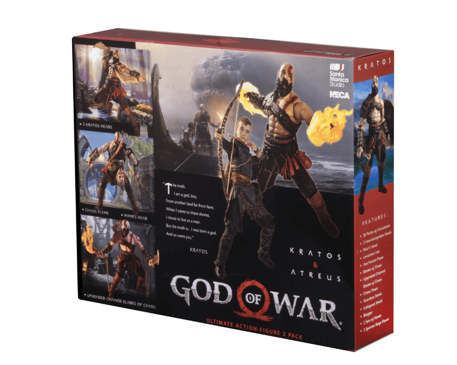 Neca Ultimate Kratos & Atreus Set 2 Figuras 18 cm God of War 2018