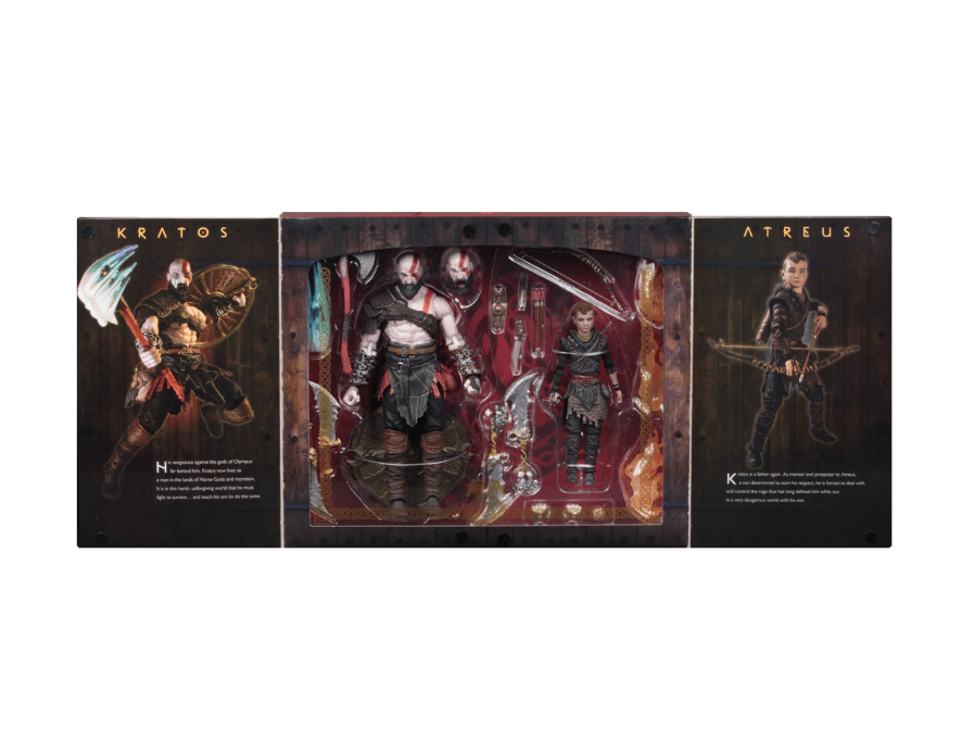 Neca Ultimate Kratos & Atreus Set 2 Figuras 18 cm God of War 2018