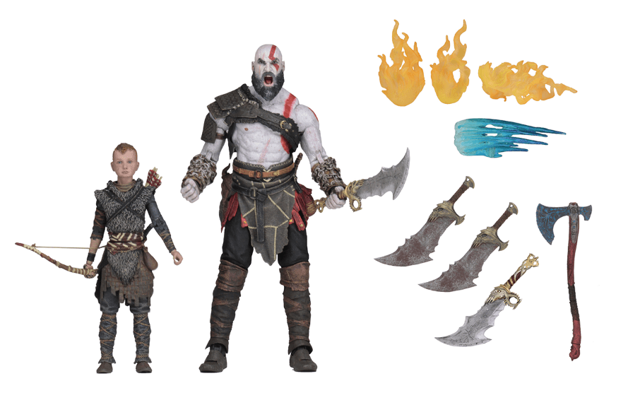 Neca Ultimate Kratos & Atreus Set 2 Figuras 18 cm God of War 2018