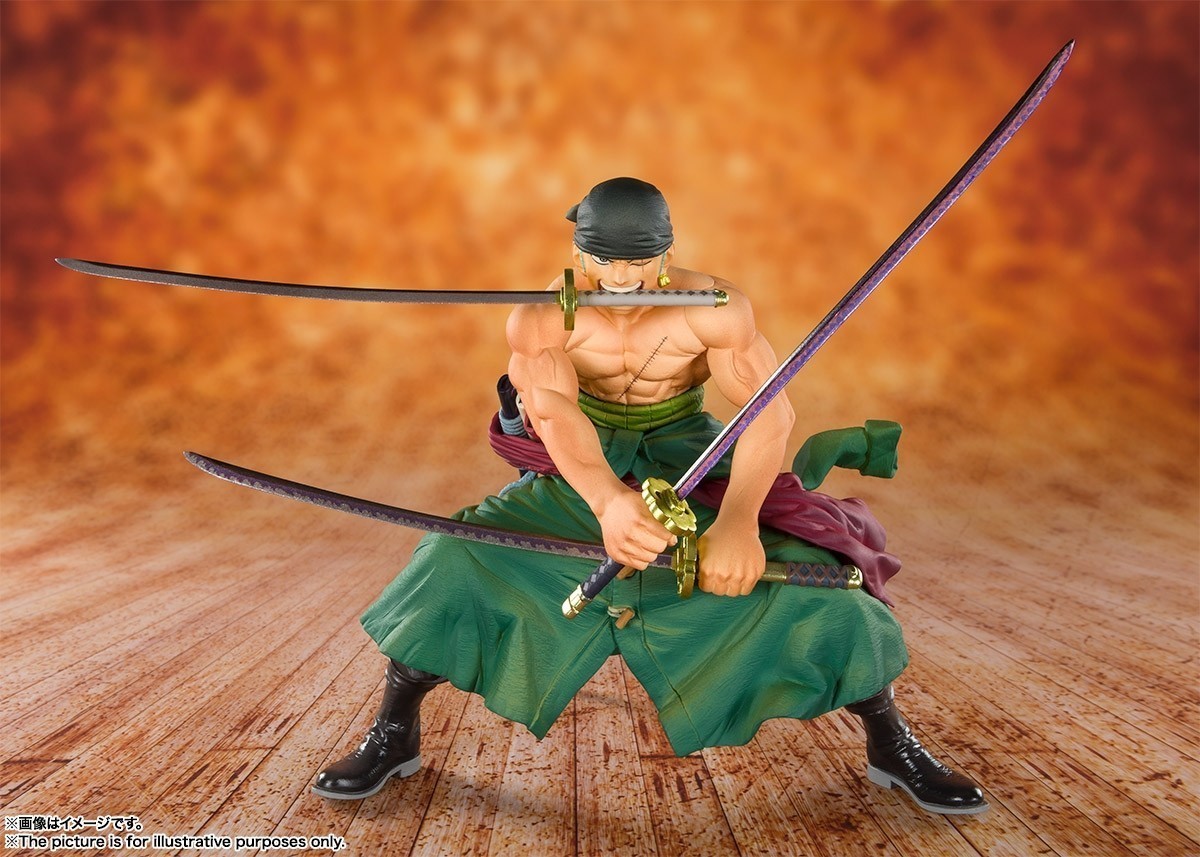 Zoro Pirate Hunter One Piece TV Figuarts Zero Figura 11 cm