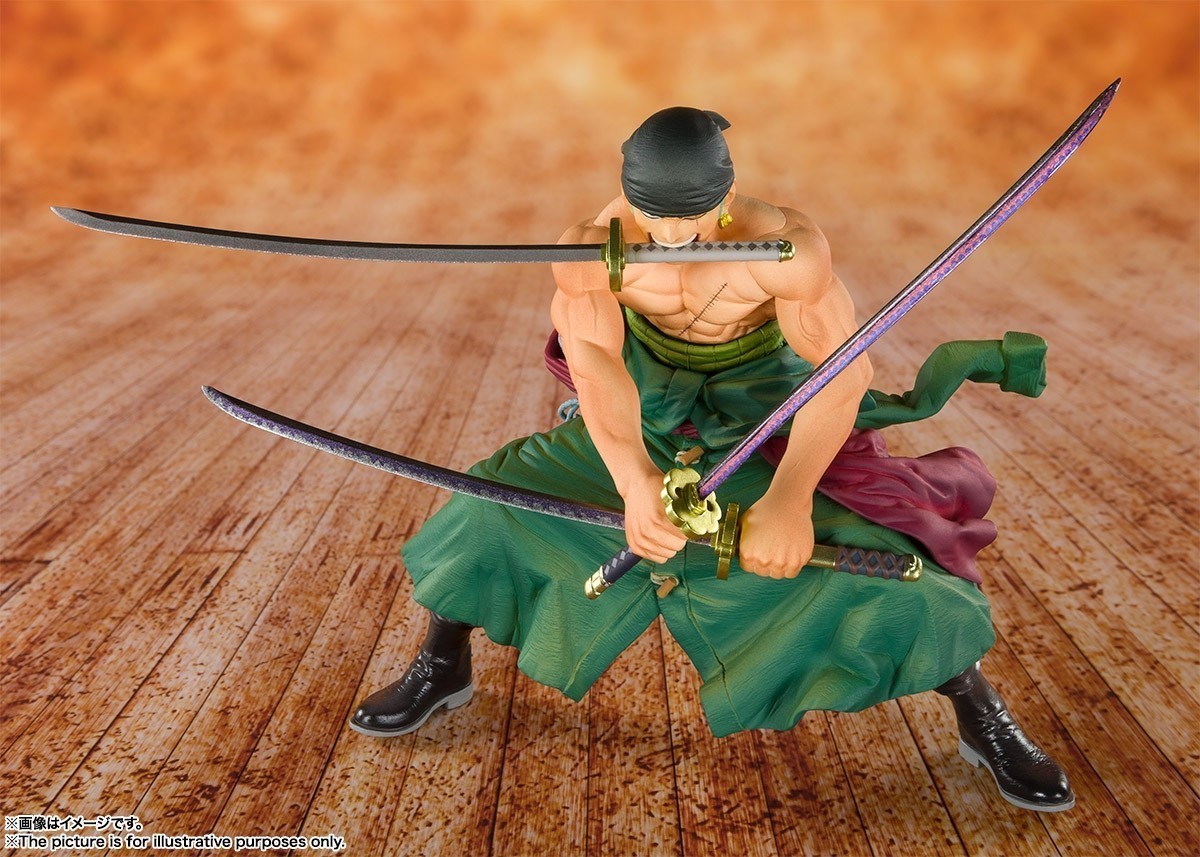 Zoro Pirate Hunter One Piece TV Figuarts Zero Figura 11 cm
