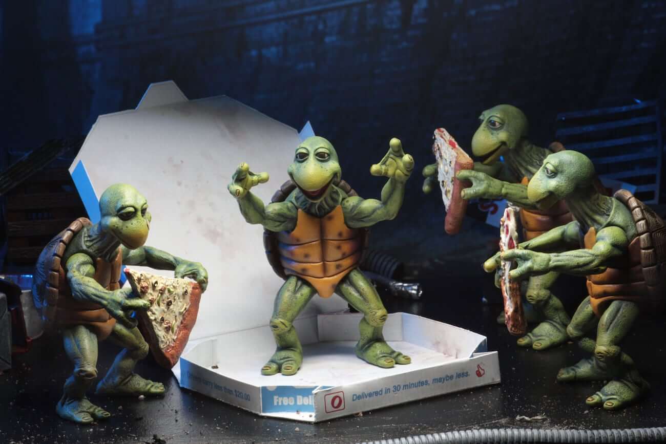 Baby Turtles Figure Set Teenage Mutant Ninja Turtles Movie 1990