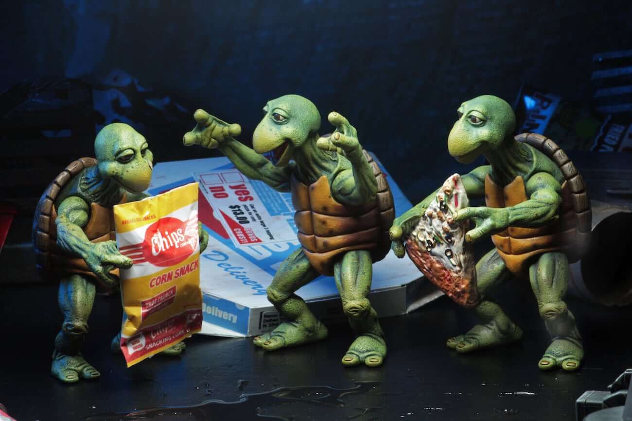 Baby Turtles Figure Set Teenage Mutant Ninja Turtles Movie 1990