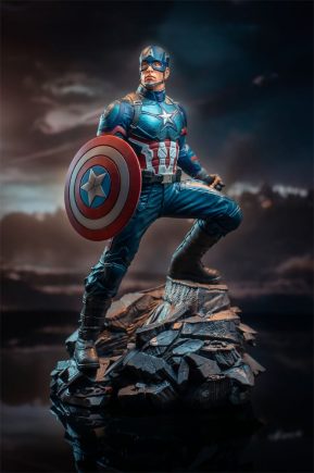 Capitan America Estatua Resina Avengers Endgame Marvel Movie Premier Collection