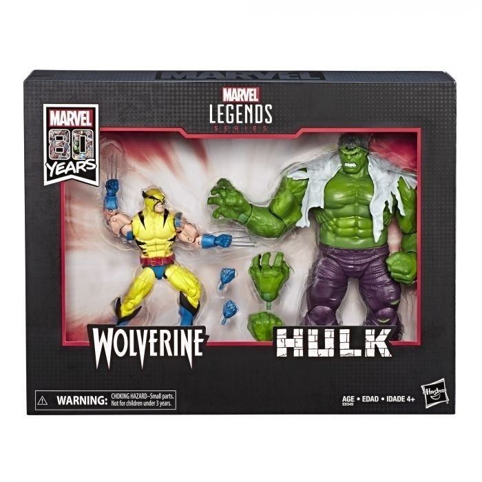 Marvel Legends 80TH Anniversary Set Wolverine + Hulk