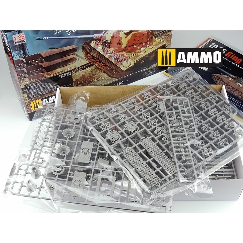 Ammo KING TIGER 2 en 1 Panzerkampfwagen Tiger Ausf. B. Torre Henschel