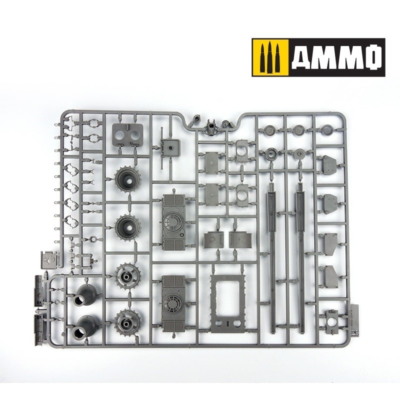Ammo KING TIGER 2 en 1 Panzerkampfwagen Tiger Ausf. B. Torre Henschel