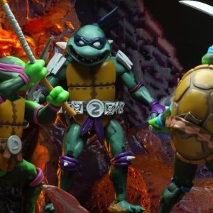 Slash Scale Action Figures TMNT Turtles in time Serie 1
