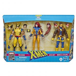 Marvel Legends 80TH Anniversary Series X-Men 3-Pack Wolverine+Jean Grey+Cyclops
