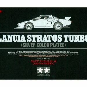 Tamiya Lancia Stratos Turbo Silver Color Plated Ref 25418