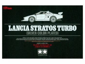 Tamiya Lancia Stratos Turbo Silver Color Plated Ref 25418