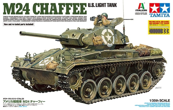 Tamiya M24 Chaffee U.S Light Tank Ref 37020