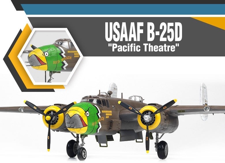 Academy USAAF B-25D Pacific Theatre