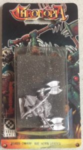 Chronopia Dwarf Axe Horn Leader Ref 1415