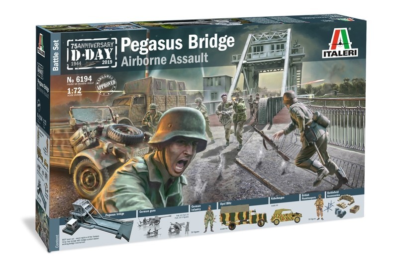 Italeri Pegasus Bridge D Day 75 Anniversary Battle Set