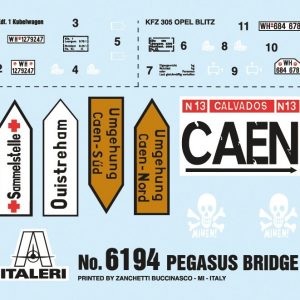Italeri Pegasus Bridge D Day 75 Anniversary Battle Set