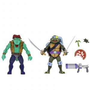 Leather Head & Slash Pack 2 Scale Action Figure TMNT Cartoon Series 3