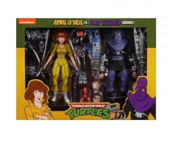 April O-Neil & Foot Soldier Pack 2 Scale Action Figure TMNT Cartoon Series 3
