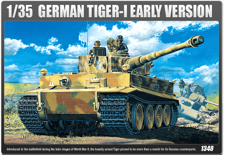 Academy German Tiger I Early Production Version Ref 13239