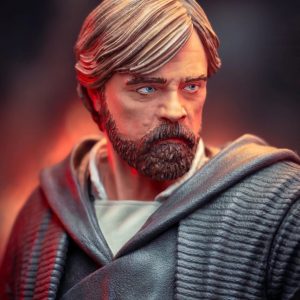 Luke Skywalker Resin Mini Bust Star Wars The Last Jedi Crait Scale 1/6