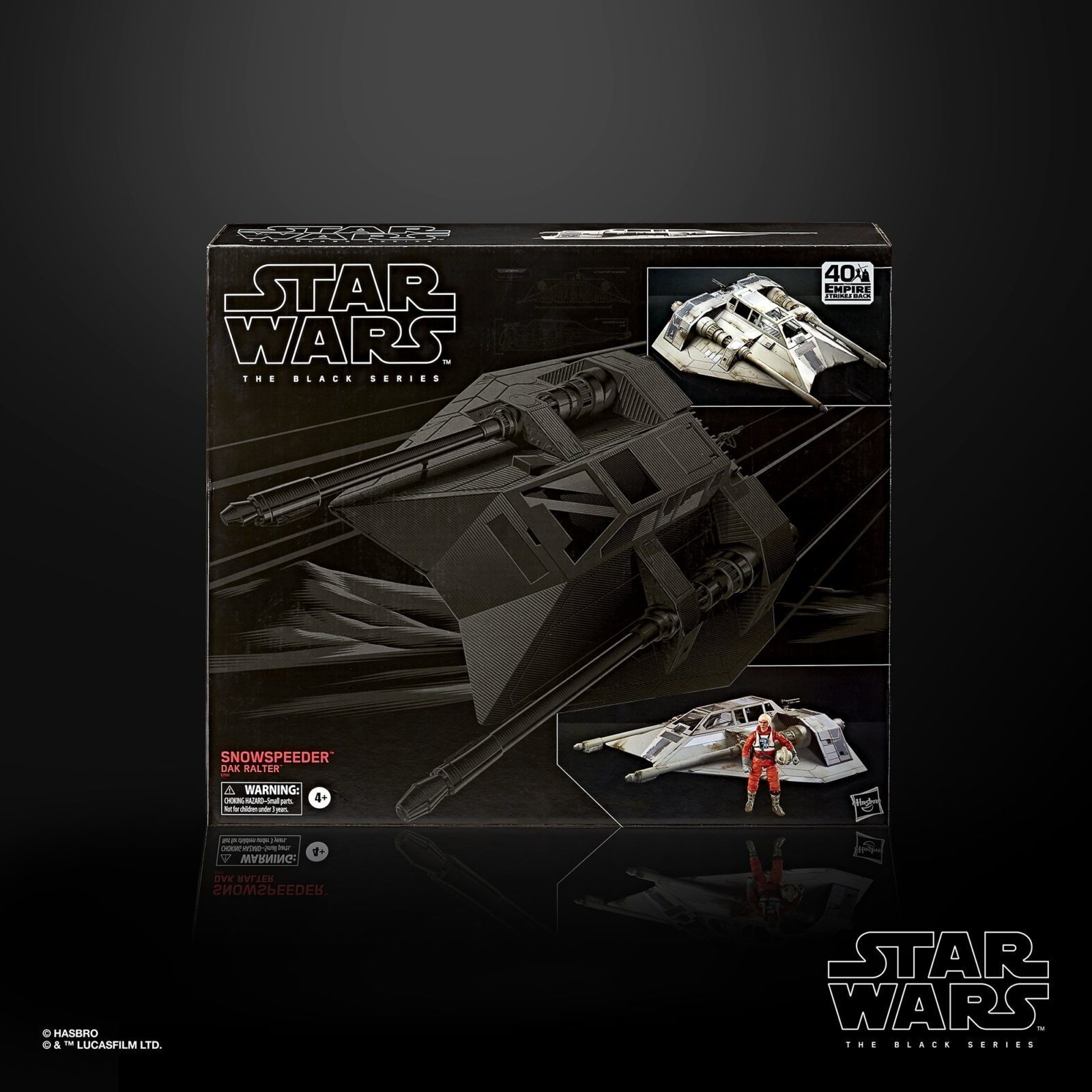 Star Wars The Black Series Snowspeeder Vehicle and Dak Ralter Replica The Empire Strikes Back