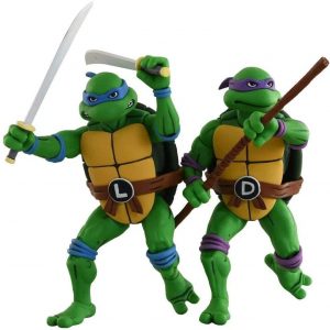 Leonardo & Donatello Pack Scale Action Figure TMNT Cartoon Series 2