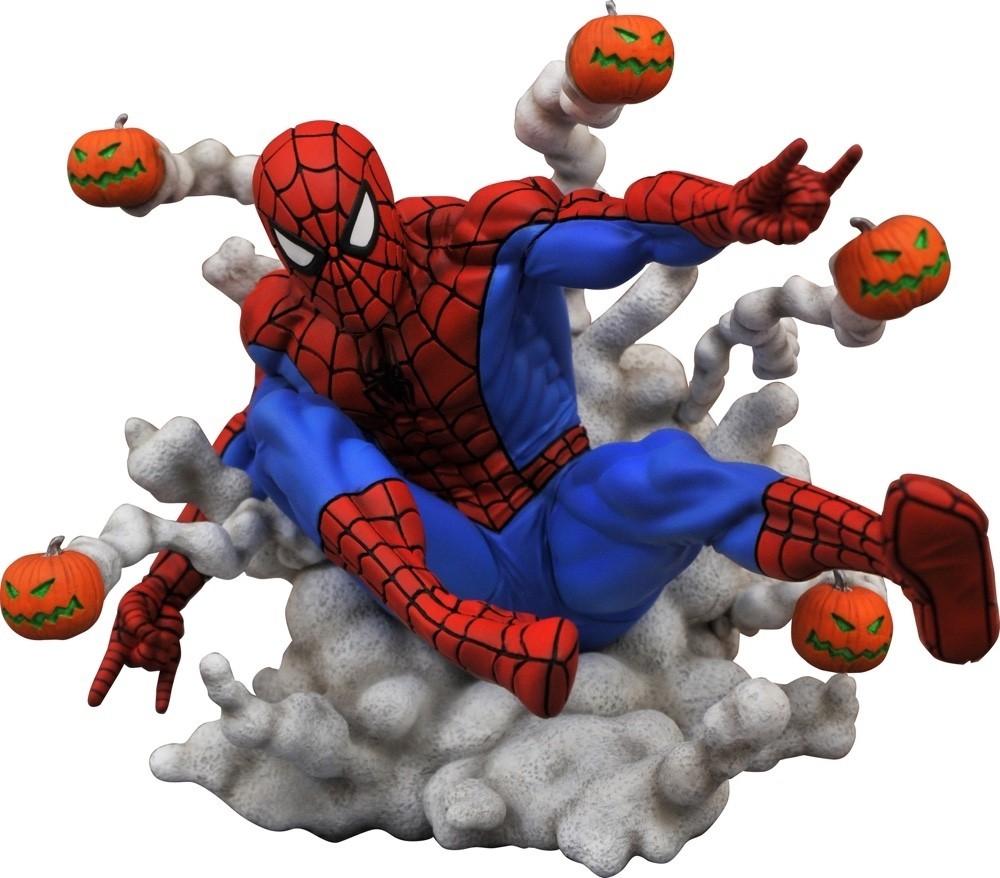 Spider-Man Pumpkin Bombs PVC Diorama Marvel Comic Gallery