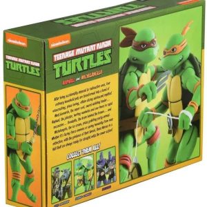 Raphael & Michelangelo Pack Scale Action Figure TMNT Cartoon Series 2