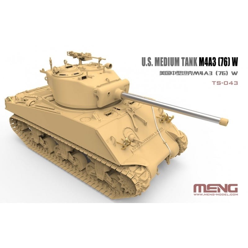 Meng U.S Medium Tank M4A3 (76) W Sherman TS-043