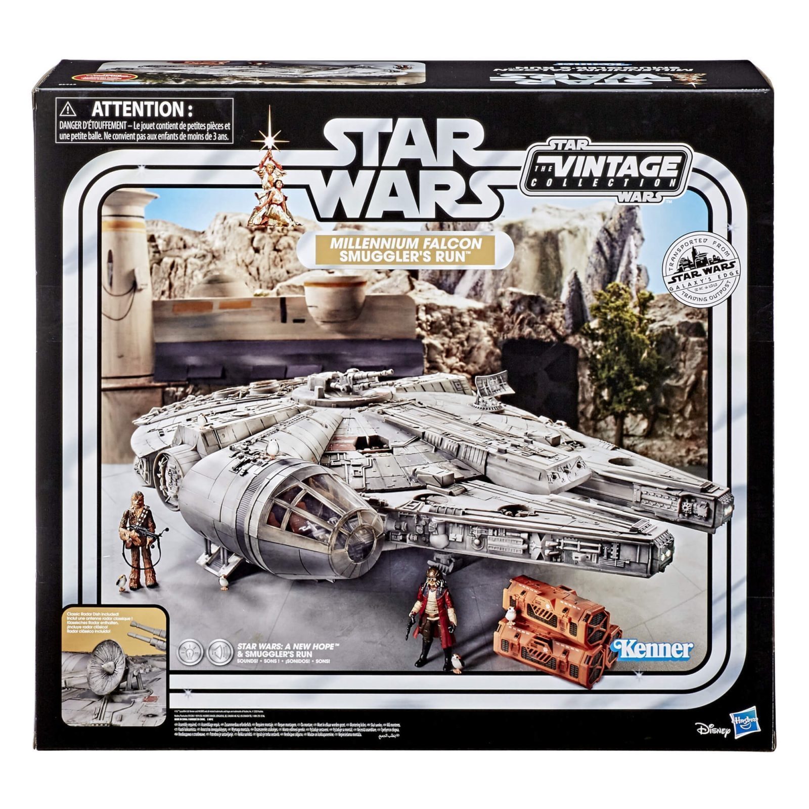 Star Wars The Vintage Collection Galaxy’s Edge Millennium Falcon Smuggler’s Run