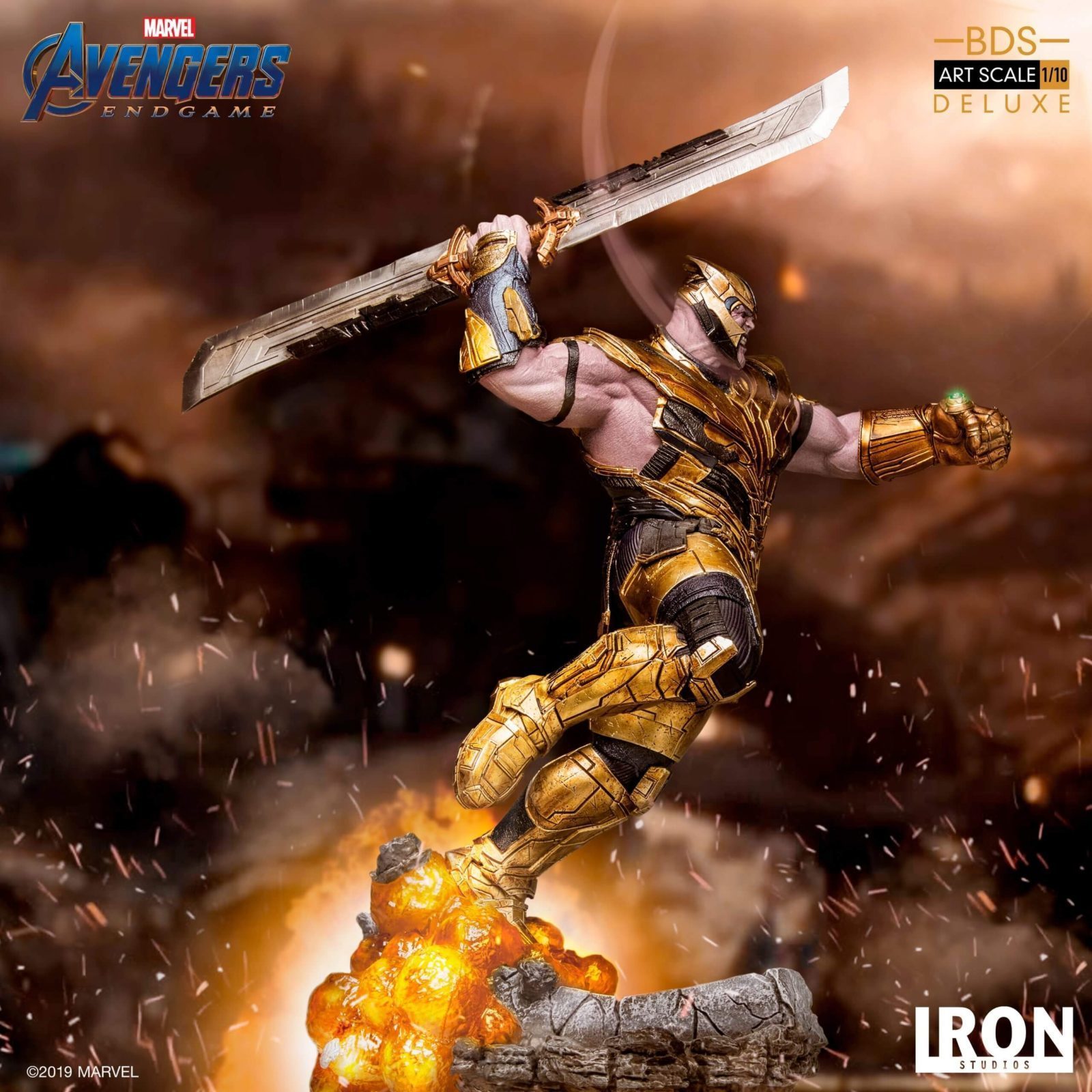 Iron Studios Thanos Deluxe Avengers Endgame BDS Art