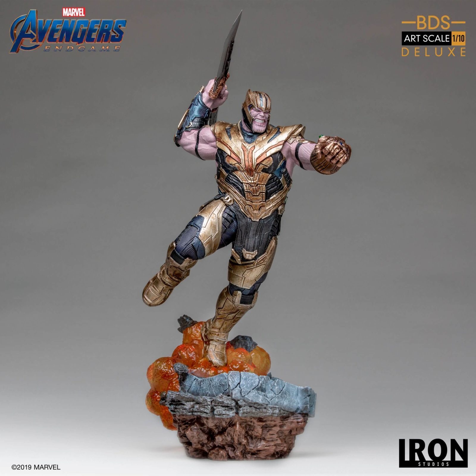 Iron Studios Thanos Deluxe Avengers Endgame BDS Art