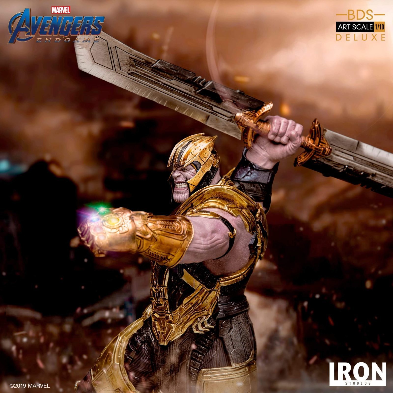Iron Studios Thanos Deluxe Avengers Endgame BDS Art
