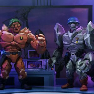 Traag & Granitor Pack 2 Scale Action Figure TMNT Cartoon