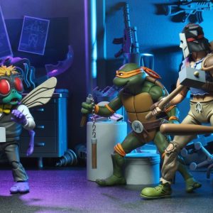 Splinter & Baxter Stockman Pack 2 Scale Action Figure TMNT Cartoon