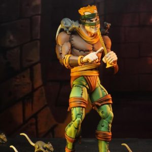 Rat King & Vernon Pack 2 Scale Action Figure TMNT Cartoon