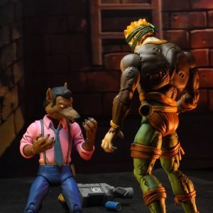 Rat King & Vernon Pack 2 Scale Action Figure TMNT Cartoon