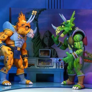 Zorax and Zork Pack Scale Action Figure TMNT Cartoon