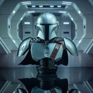 Star Wars The Mandalorian The Mandalorian Beskar Armor Legends in 3-Dimensions Bust Escala 1/2