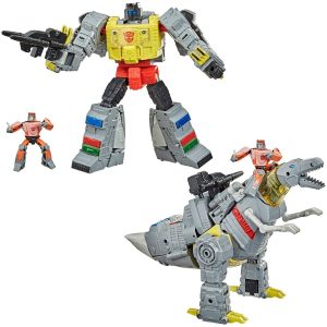 Transformers Studio Series 86-06 Leader The Transformers The Movie Grimlock and Autobot Wheelie