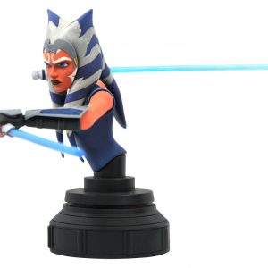 Ahsoka Tano Star Wars The Clone Wars Animated Mini Bust Escala 1/7