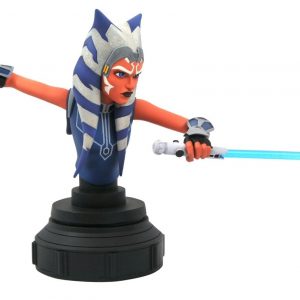 Ahsoka Tano Star Wars The Clone Wars Animated Mini Bust Escala 1/7