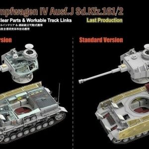 RFM Pz.Kpfw.IV Ausf. J Last Production with Full Interior & Clear Parts & Workable Track Link