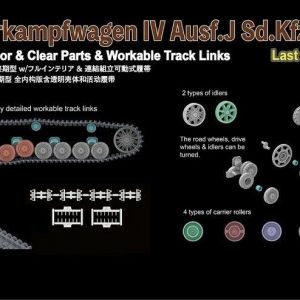 RFM Pz.Kpfw.IV Ausf. J Last Production with Full Interior & Clear Parts & Workable Track Link