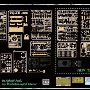 RFM Pz.Kpfw.IV Ausf. J Last Production with Full Interior & Clear Parts & Workable Track Link