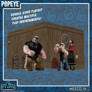 Popeye Mezco 5 Points Deluxe Boxed Set