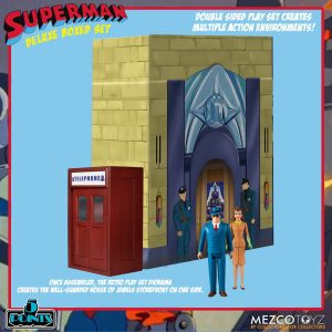 Superman 1941The Mechanical Monsters Mezco 5 Points Deluxe Boxed Set
