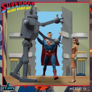 Superman 1941The Mechanical Monsters Mezco 5 Points Deluxe Boxed Set