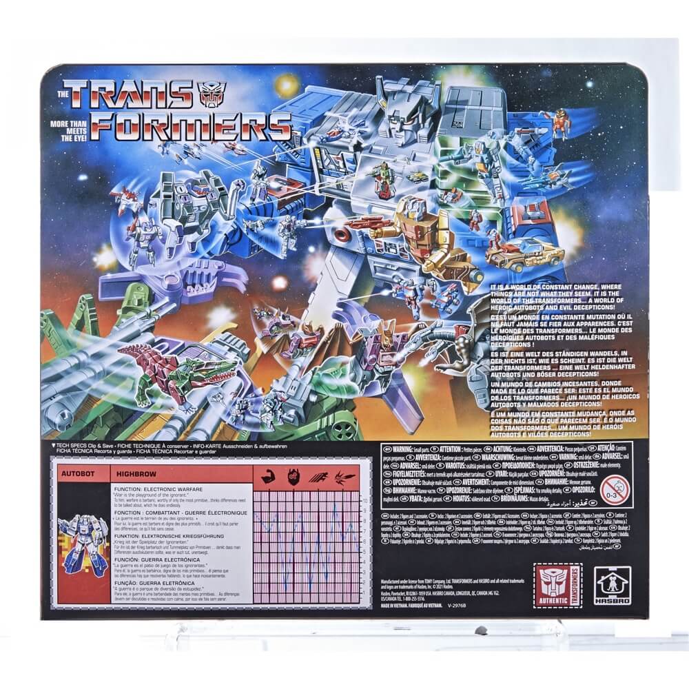 Transformers Figura Retro Headmaster Highbrow Con Xort – Edizione 2021, Confezione Ispirata G1 Del 1987, Collezionismo