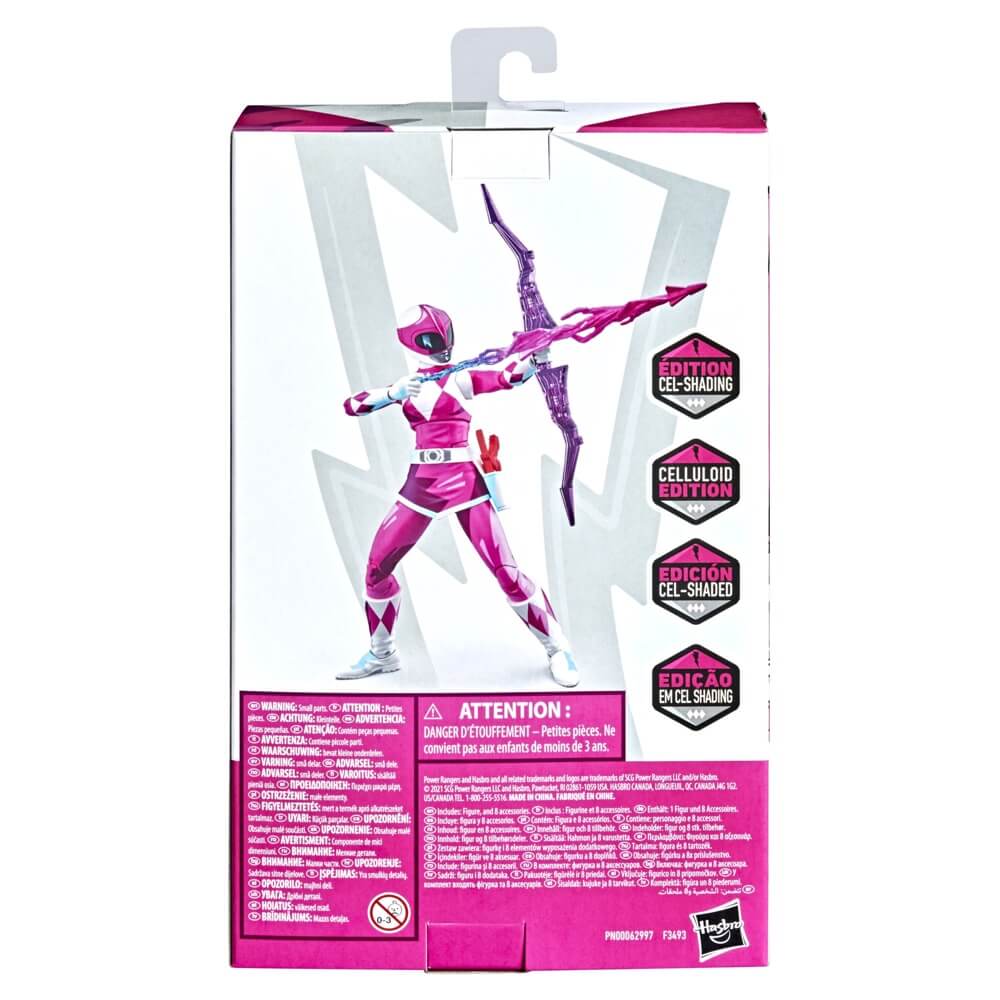 Power Rangers Lightning Collection Cel-Shaded Mighty Morphin Pink Ranger